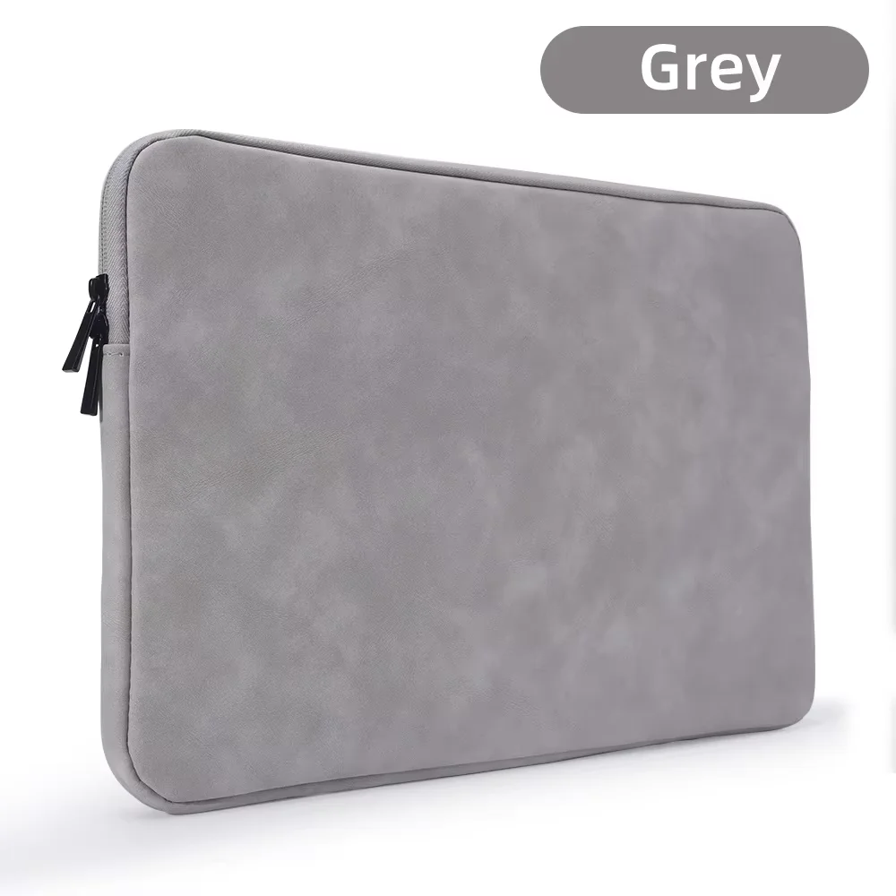 Sleek PU Leather Laptop Sleeve - Protective & Stylish Case for Tablets and Notebooks