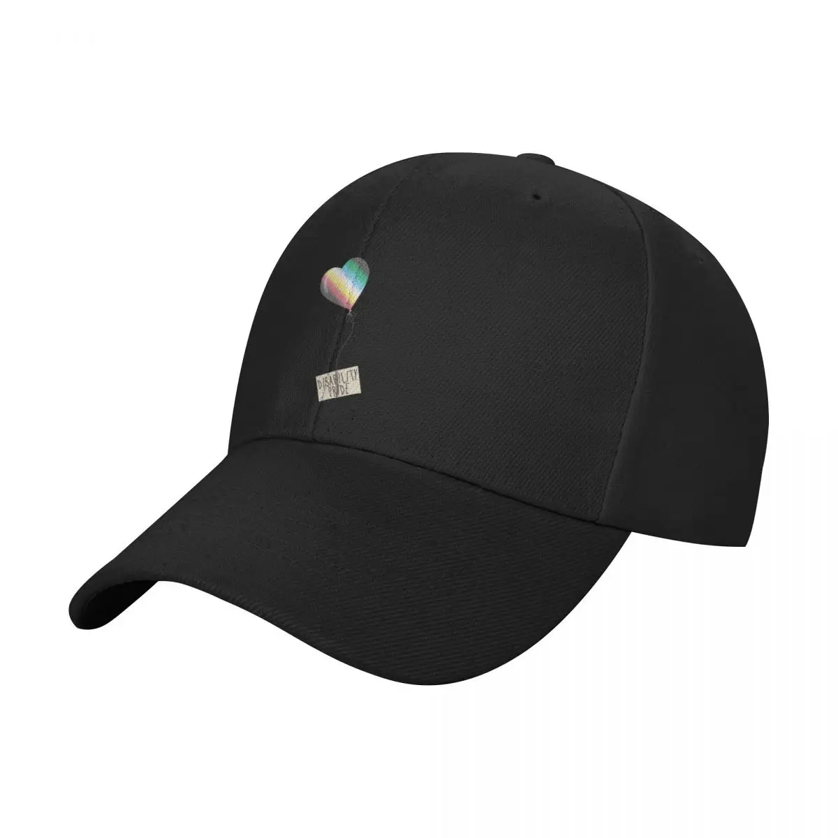 

Disability pride flag heart balloon Baseball Cap Golf Hat Anime fishing hat Hood Golf Women Men's