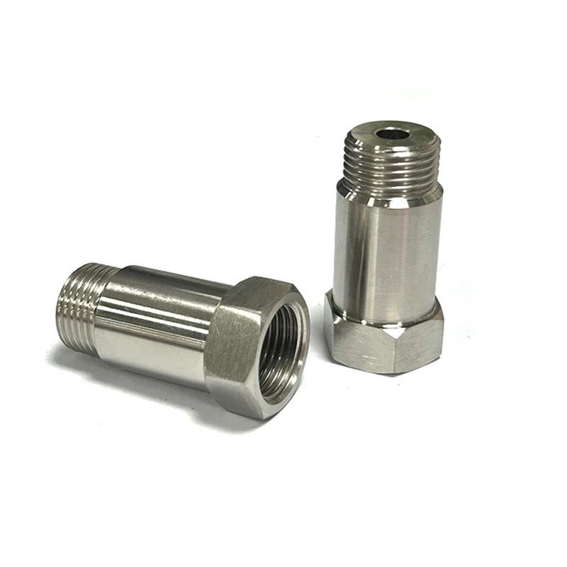 Car Oxygen O2 Sensor Adapter CEL Mini Catalyst O2 Sensor Spacer Adapter M18X1.5 Remove Fault Connector O2 Sensor Spacer Adapter 6