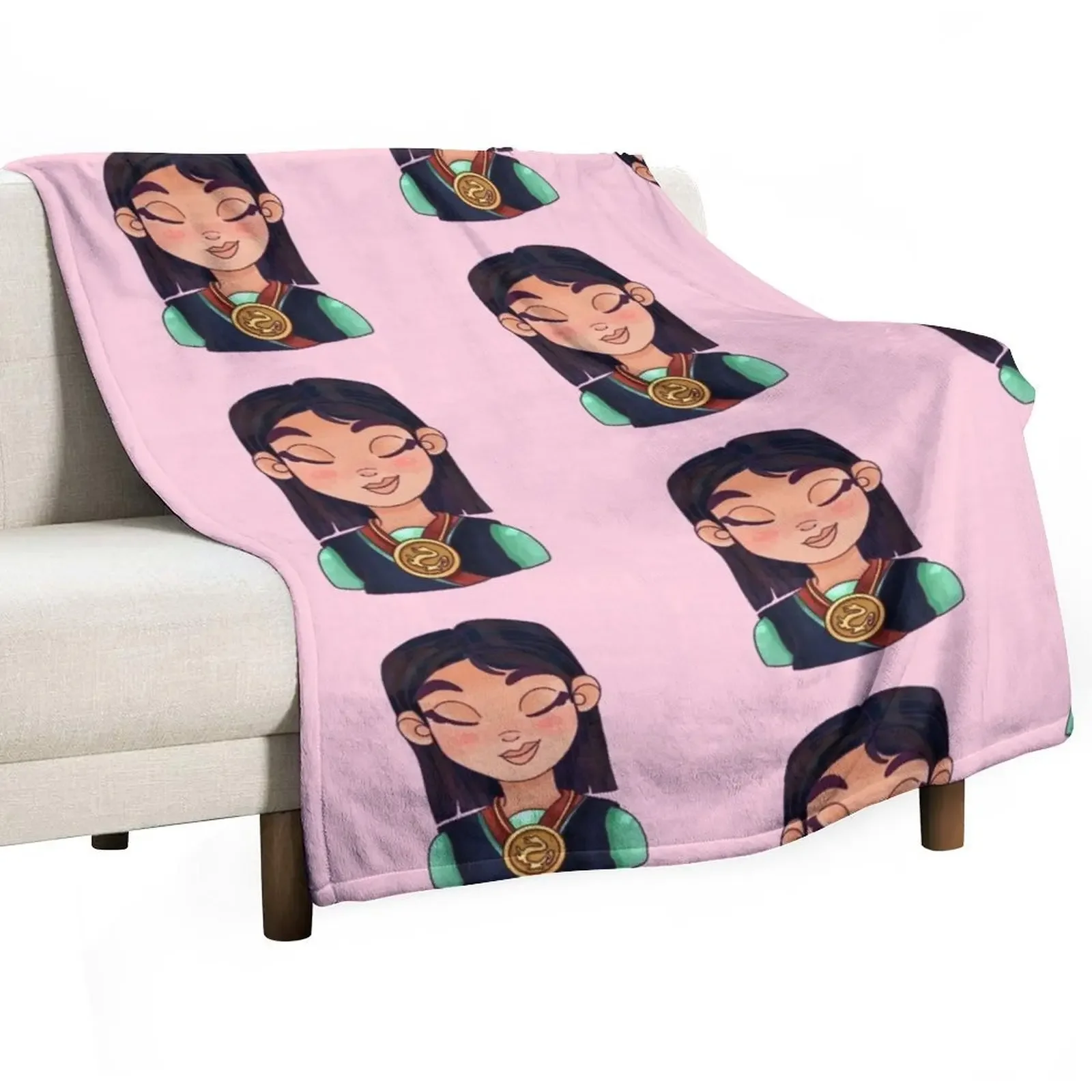 

Dragon Warrior Throw Blanket For Sofa Thin cosplay anime Sofa Throw Beach Blankets
