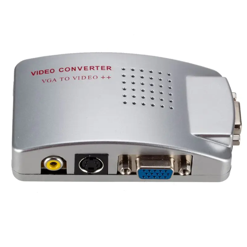신호 변환기 비디오 스위치 박스 복합 NTSC VGA-TV RCA 어댑터 Dropship