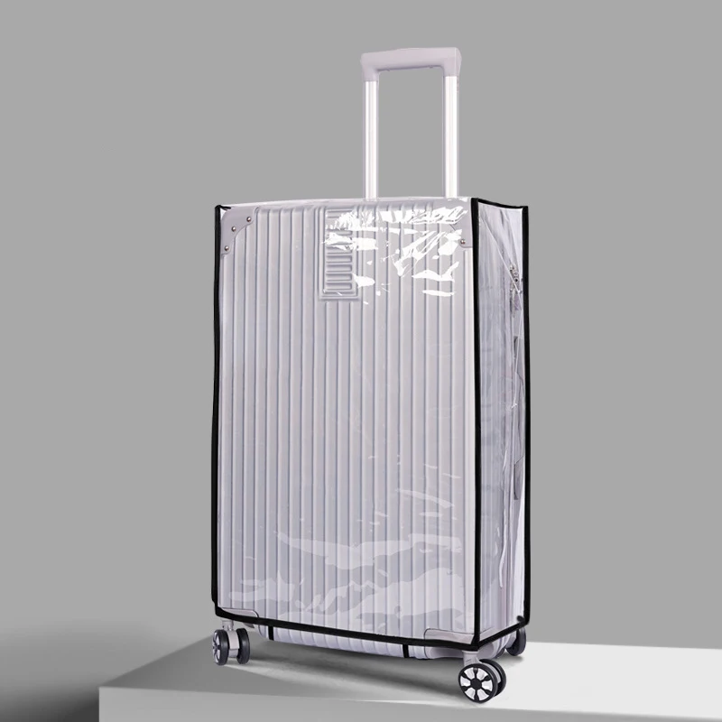Full Transparent Luggage Protector Cover Thicken Suitcase Protector Cover PVC Suitcase Cover Rolling Luggage Cover