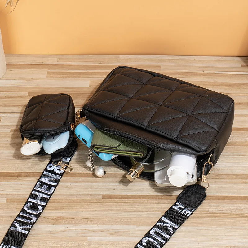 Leather Crossbody Bag & Wallet Set with Adjustable France | Ubuy