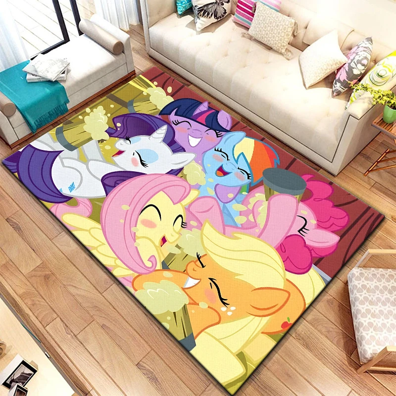 My Little Pony Printed Carpet, Living Room Bedroom Floor Mat Kitchen Mat Bedroom Mat,bedroom Birthday Gift Yoga Mat,Carpet