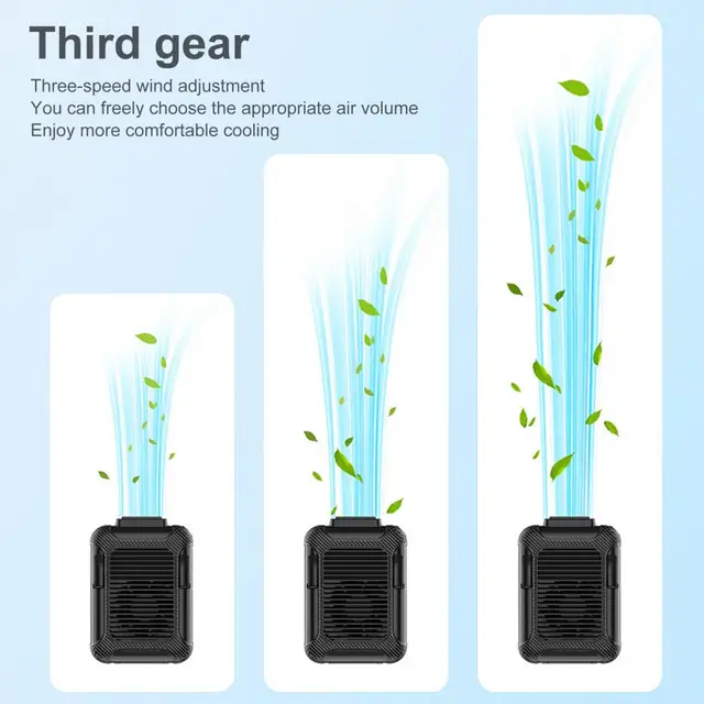 Body Ventilátor Hosszú Időtartamú Derék Akkumulátorral Működtetett Sürgősségi Erőforma Hasznos Derékra Szerelt Mini - Image 4