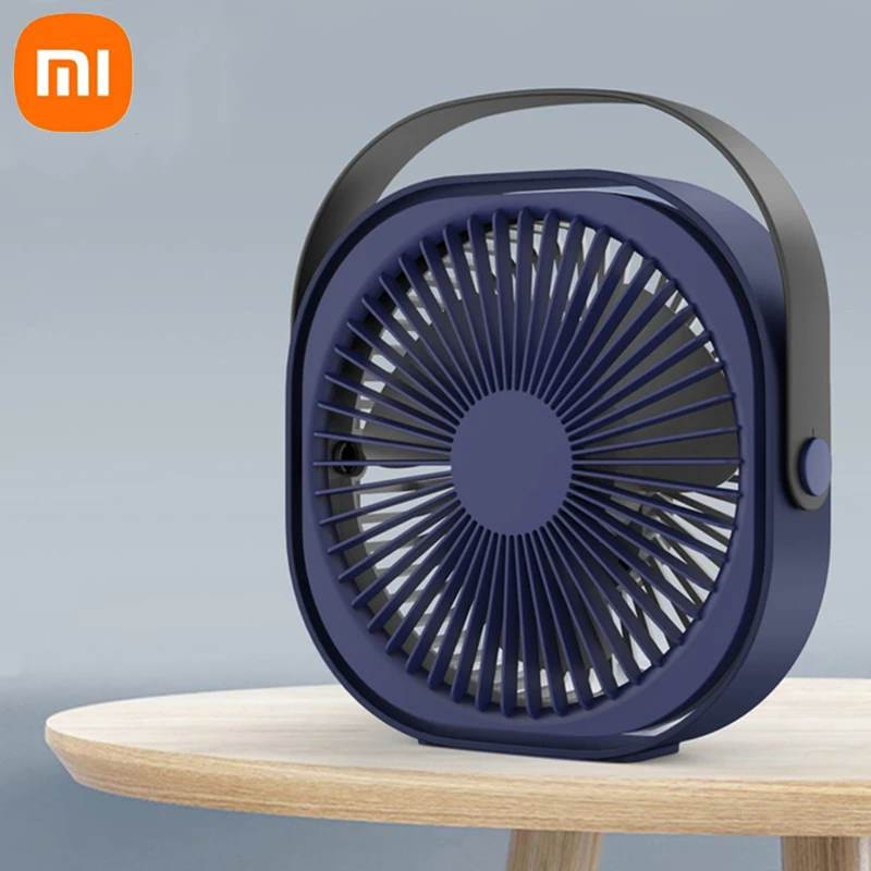 

Xiaomi New 6 Inch Desktop Fashion Mini Charging Fan Office Home Creative Handheld Portable USB Fan cool fan