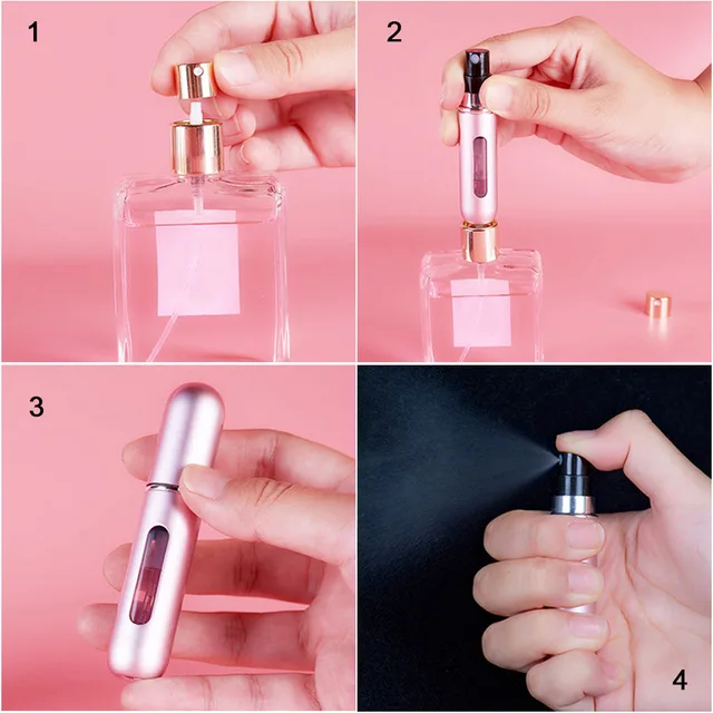 5Pcs Liquide Conteneur 30ml Beau Petit Vaporisateur De Parfum Vide