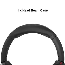 Premium Shockproof Silicone Headphone Earpads & Head Beam Protective Cover - Anti-Dust, Soft, Universal Fit (Black-Head Beam Case)