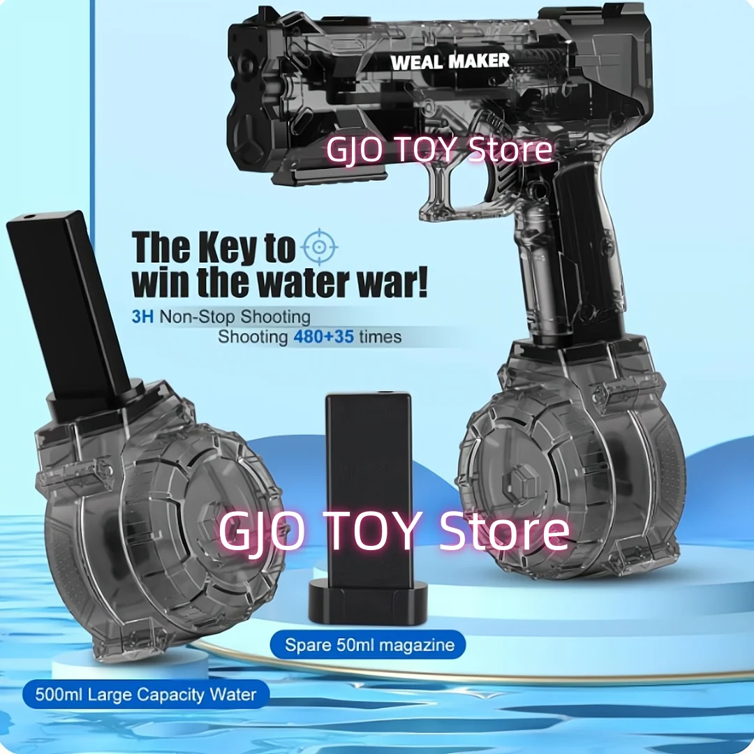 Summer Electric Water Guns High Capacity 500ML Water Blasts  Outdoor  Water Toy gun for Adult and kid 6