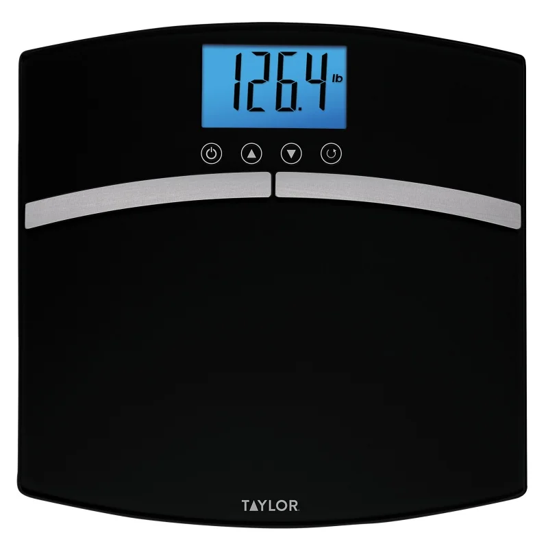 

Taylor LCD Body Composition Scale Battery Powered with Weight Tracking, 400lb Capacity