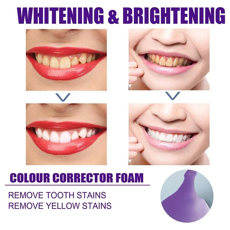 7 Day Teeth Whitening Toothpaste Remove Plaque Stains Deep Cleaning Oral Hygiene Bleaching Dental Tools Fresh Breath Tooth Care teeth whitening toothpaste