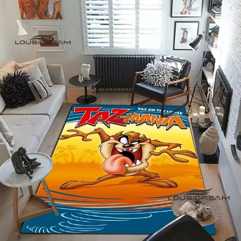 

Cute Taz-Mania Carpets and Rug Classic Cartoon Carpet Floor Mat Living Room Bedroom Decorate Large Area Soft Carpet Kids Room