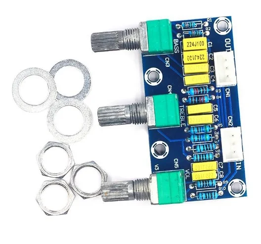 

XH-M802 Amplifier Board High and Low Voltage Mixer Tone Board Volume Control Subwoofer PCB Adjustment Amplificador