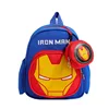 Marvel Cartoon Captain America Boys Cute Backpack Bags for Kids Spine Protective Breathable Backpack Schoolbag Shoulder Bag Gift 6