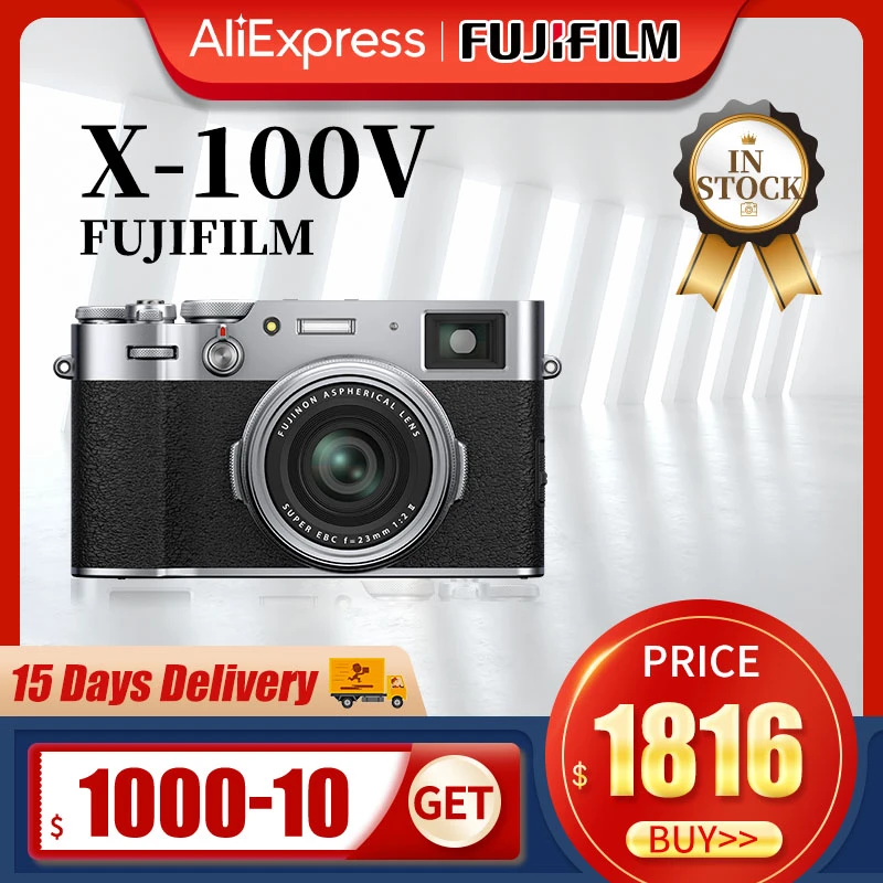 FUJIFILM X100V Frame Mirrorless Camera Professional Autofocus 4K Video
