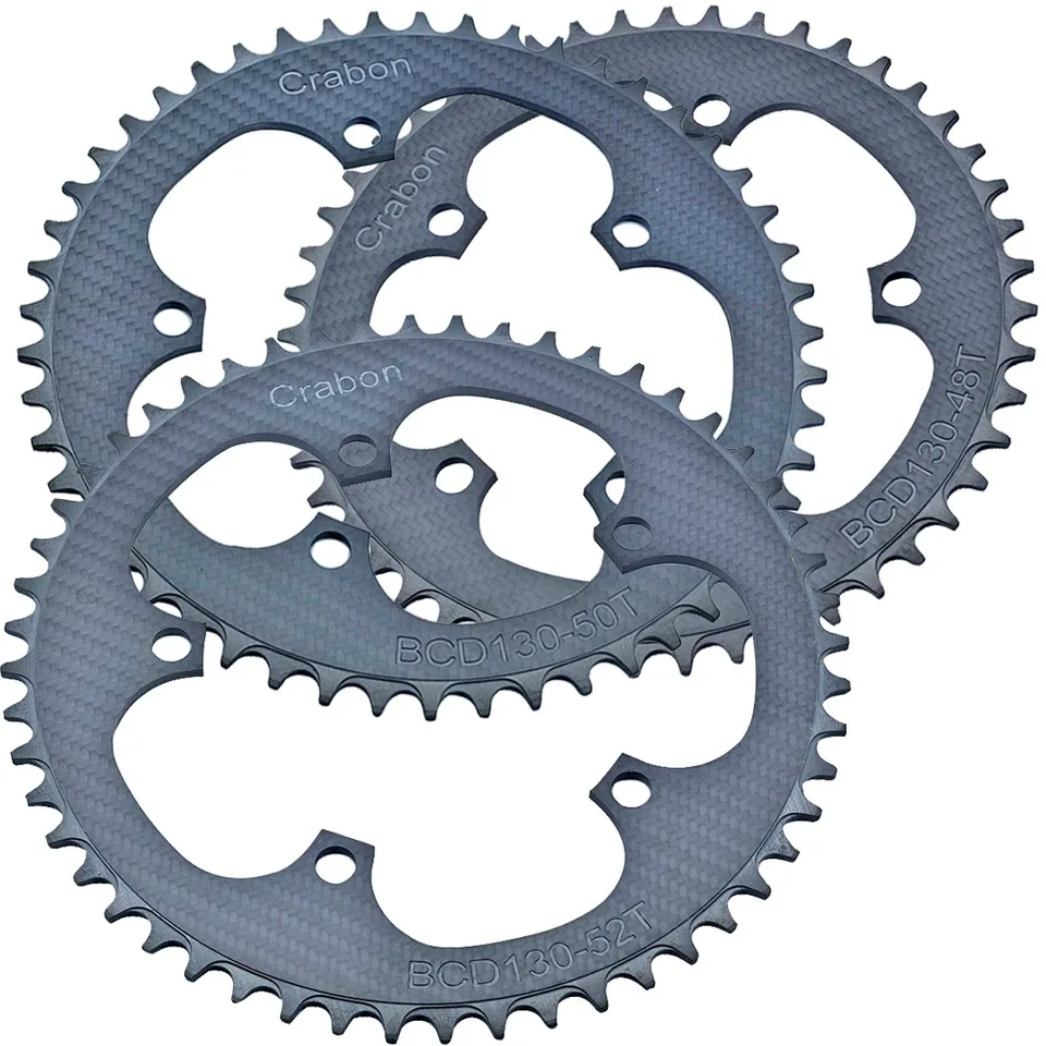 Gustavo-超軽量カーボンチェーンリング,50t ,130bcd-5a GUSTAVO Folding bicycle carbon Chain Ring,130BCD-5A Ultralight