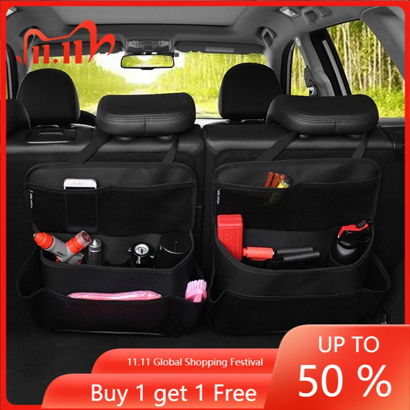 

for Geely Azkarra Atlas Pro 2020 2021 2022 Car Rear Seat Storage Bag Trunk Organizer Hanging Bags Interior Accessories