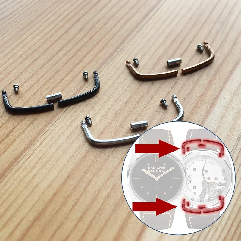 Tubo A Vite Per Orologio In Acciaio Per Pam Panerai Radiomir S.L.C. Orologio Automatico Da 47Mm