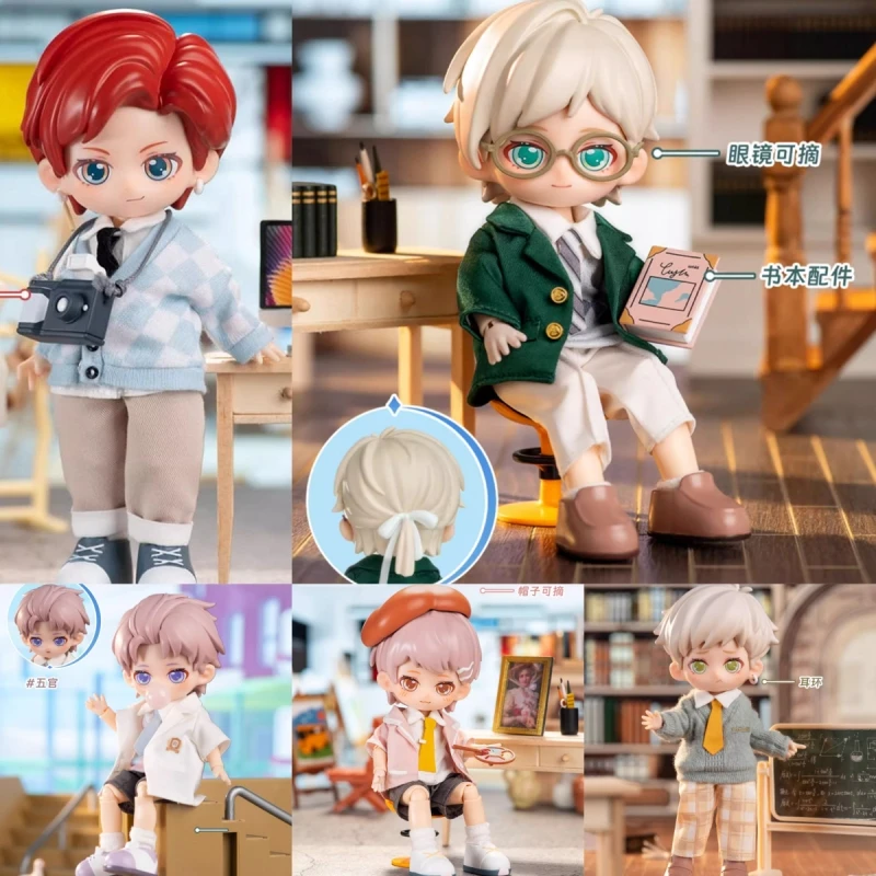 

In Stock Psimontoys Peetsoon Blind Box Male Students Series Movable Joint Doll 1/12 Points Bjd Anime Collectible Ornament Gifts