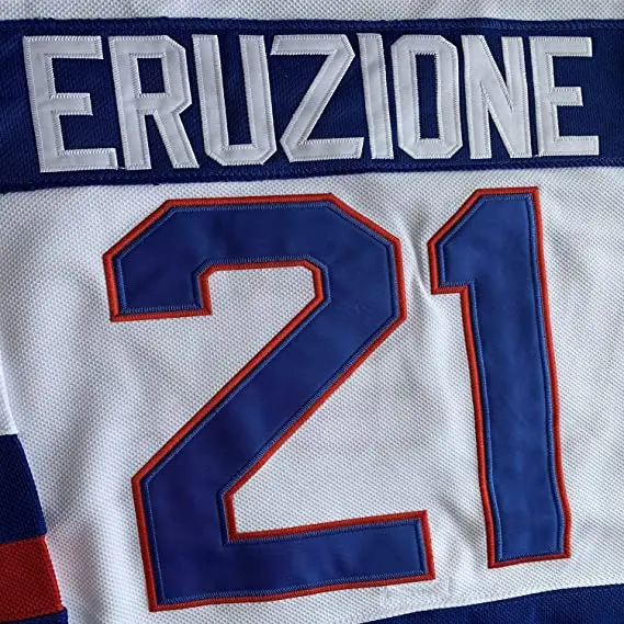 USA Hockey Jersey #21 Mike Eruzione 1980 Miracle On Ice Hockey Jersey White Blue