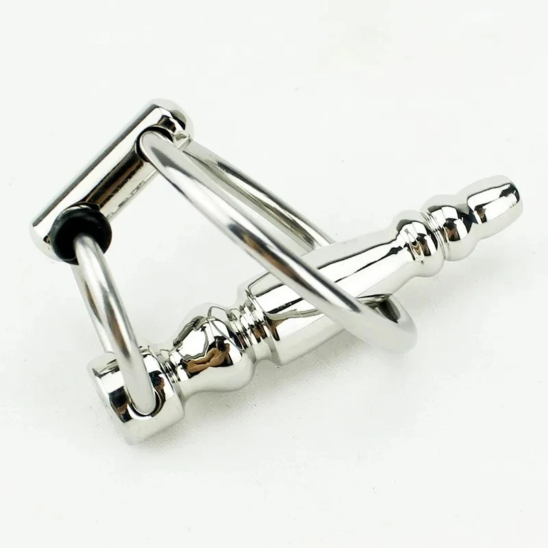 Male Urethral Sound toys Stainless steel Penis Plug Stretching Chastity Sounding Urethral Catheter Dilators Sex Toys For Men 18+