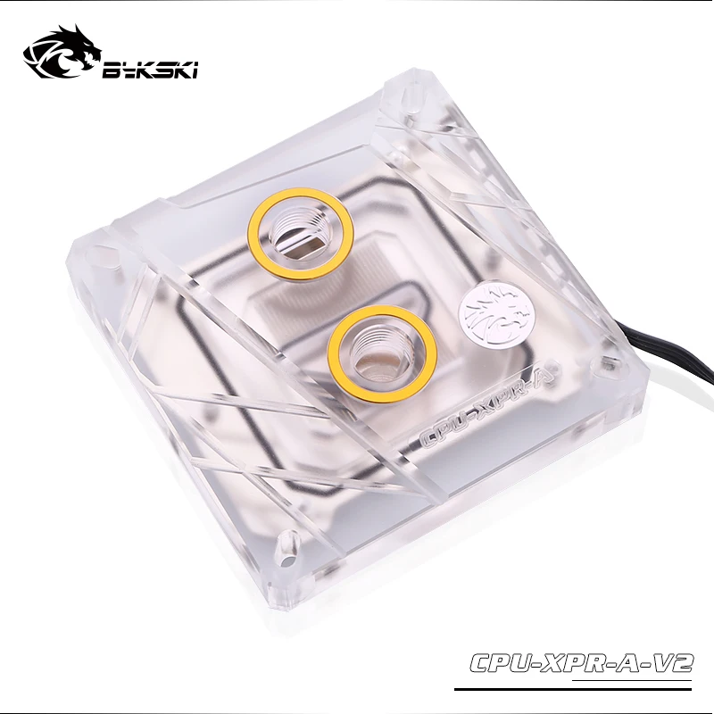 Bykski-bloco de Água do Processador Central Uso para Intel Lga1150 1151 1155 1156 1200 1700 2011 2066 X99 Radiador do Refrigerador i7 Rgb Sync Cpu-xpr-a-v2