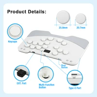 Duelpad Zen Metal  Game keyboard controller Ergonomic Leverless Ergo-split All-button/Stickless Arcade Controller For PC/NS/PS4 - Image 3