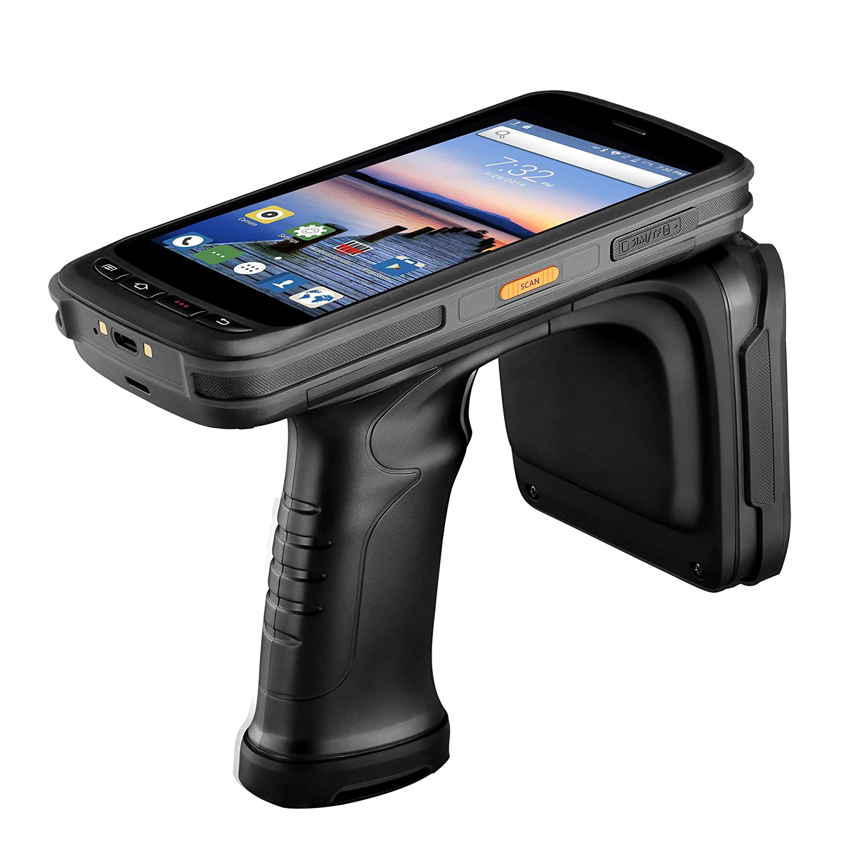 Chainway C72 Android 11/13 Handheld UHF RFID Reader With Impinj E710 30m Read Distance PDA With NFC 2D Zebra Barcode Scanner