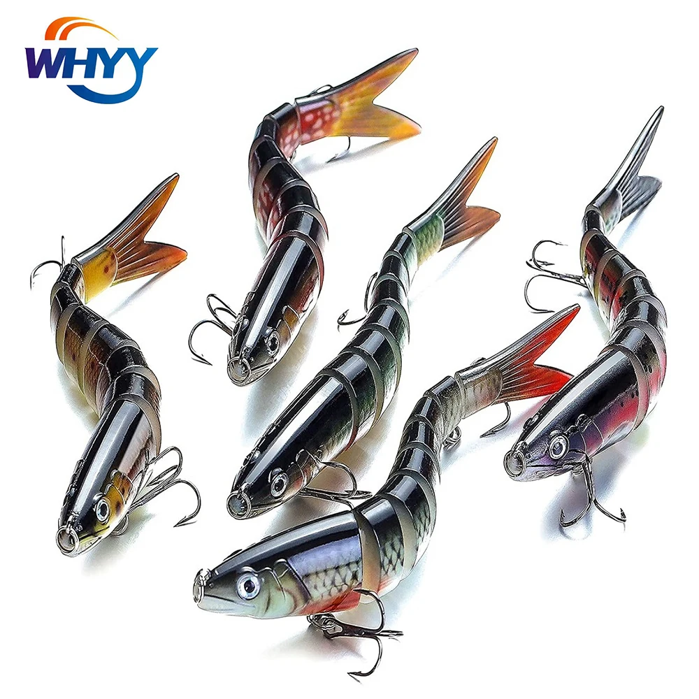 13cm Fishing Lures Multi Jointed Sinking Wobbler Luya For Pike Swimbait Crankbait Bass Fishing Tackle Hard Fishing Bait basslegend fishing super soft silicone lures bass pike trout baits swimbait shad grub 75mm 4g 80mm 5 7g 100mm 11g