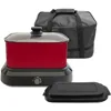 6 Qt Slow Cooker, Non-Stick Crockpot with Variable Temperature Control, Travel Lid and Thermal Carrying Case, Slow Cookers 2