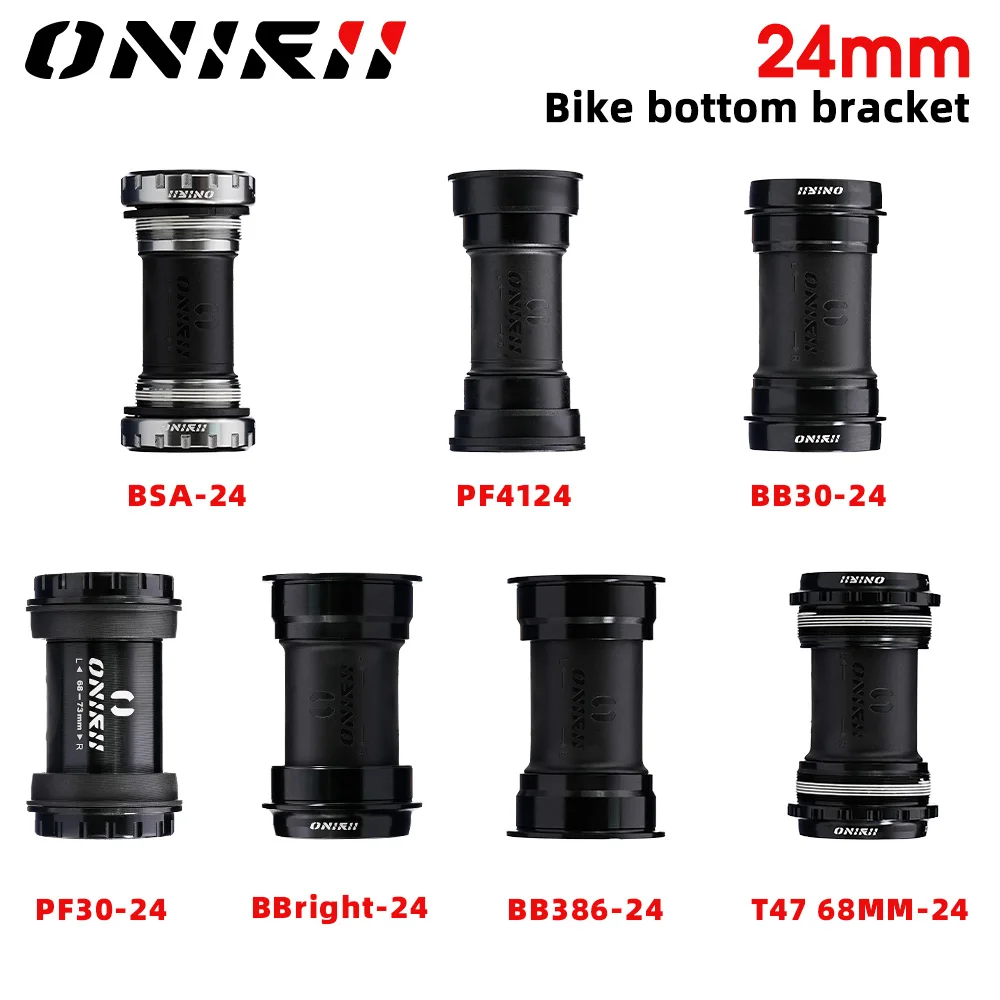 ONIRII-Bike Bottom Bracket, Threaded Press-in Bearing BB for MTB