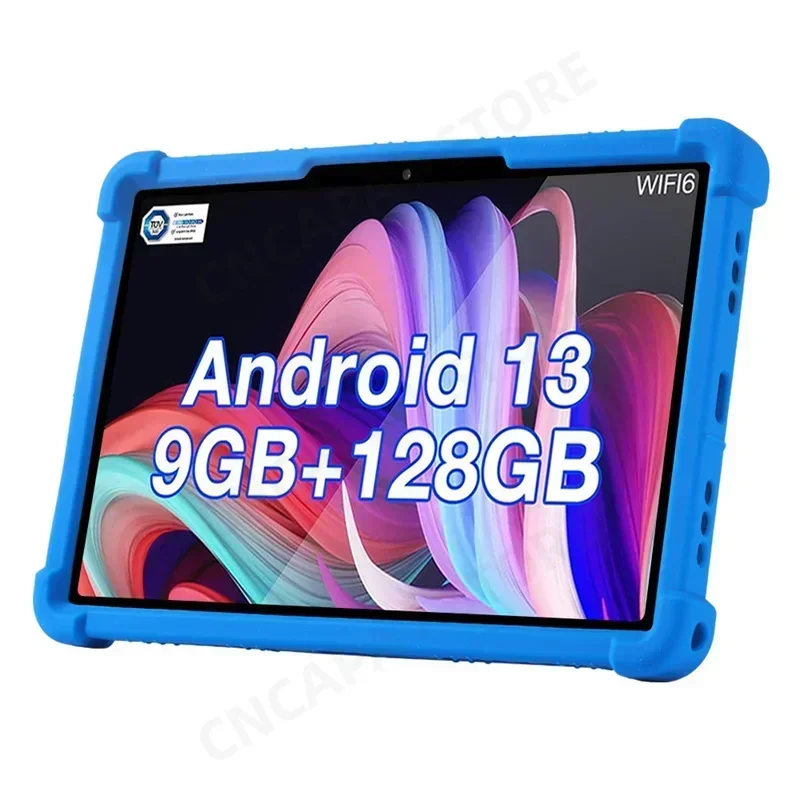 Shockproof Soft Silicone Tablet Case with Rear Kickstand - 10.1 Inch Drop-Resistant Cover