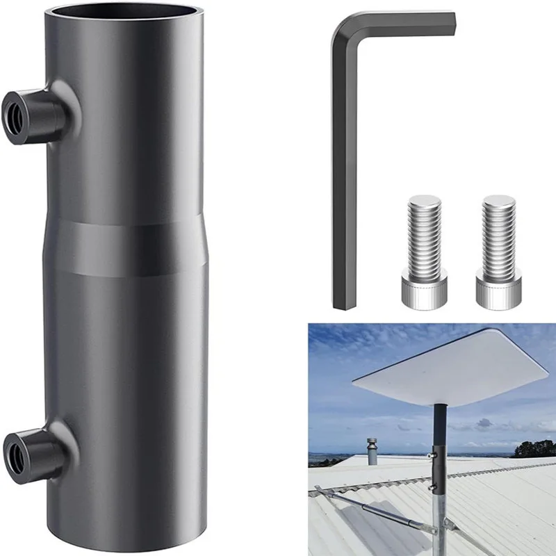 For Starlink V2 Pipe Adapter Round Tube steel Adapter V2 Satellite Bracket Accessories For Home Roof/SUV/Outdoor bracket kits