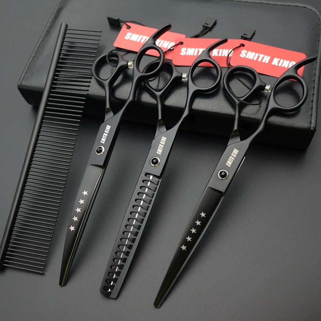 7 inch Lefthanded Pet Grooming scissors,7〞Straight/curved/thinning