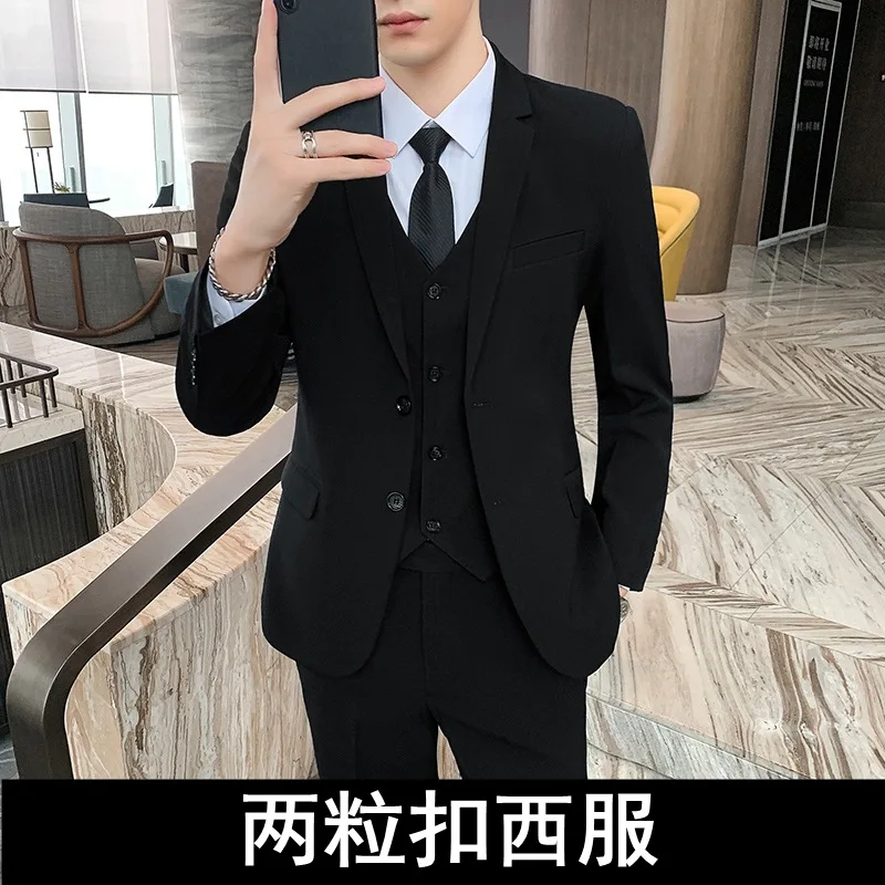 

wm52Formal jacket slim fit best man groom wedding dress free ironing suit suit men's Korean style casual business