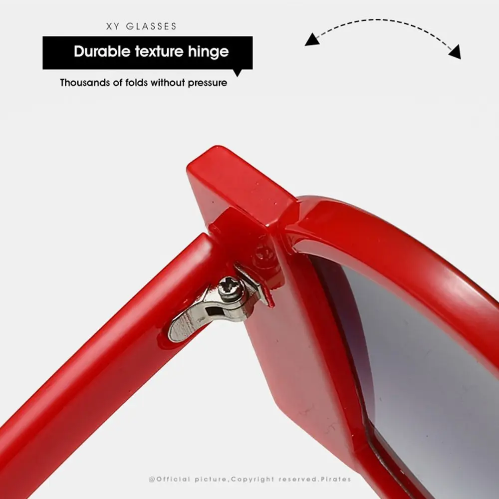 Mode übergroße runde Sonnenbrille Frauen Kontrast farbe Farben uv400 Retro einzigartige Männer Trend Gradient Radfahren Sonnenbrille – Detail 8