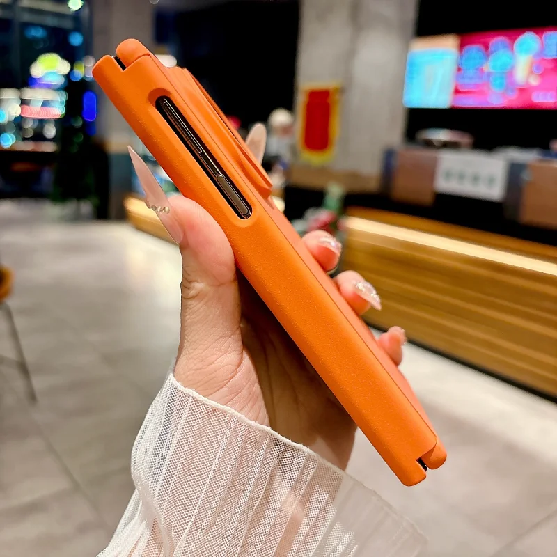 Matte Hard Case with 360° Rotating Bracket and Double Hinge Protection