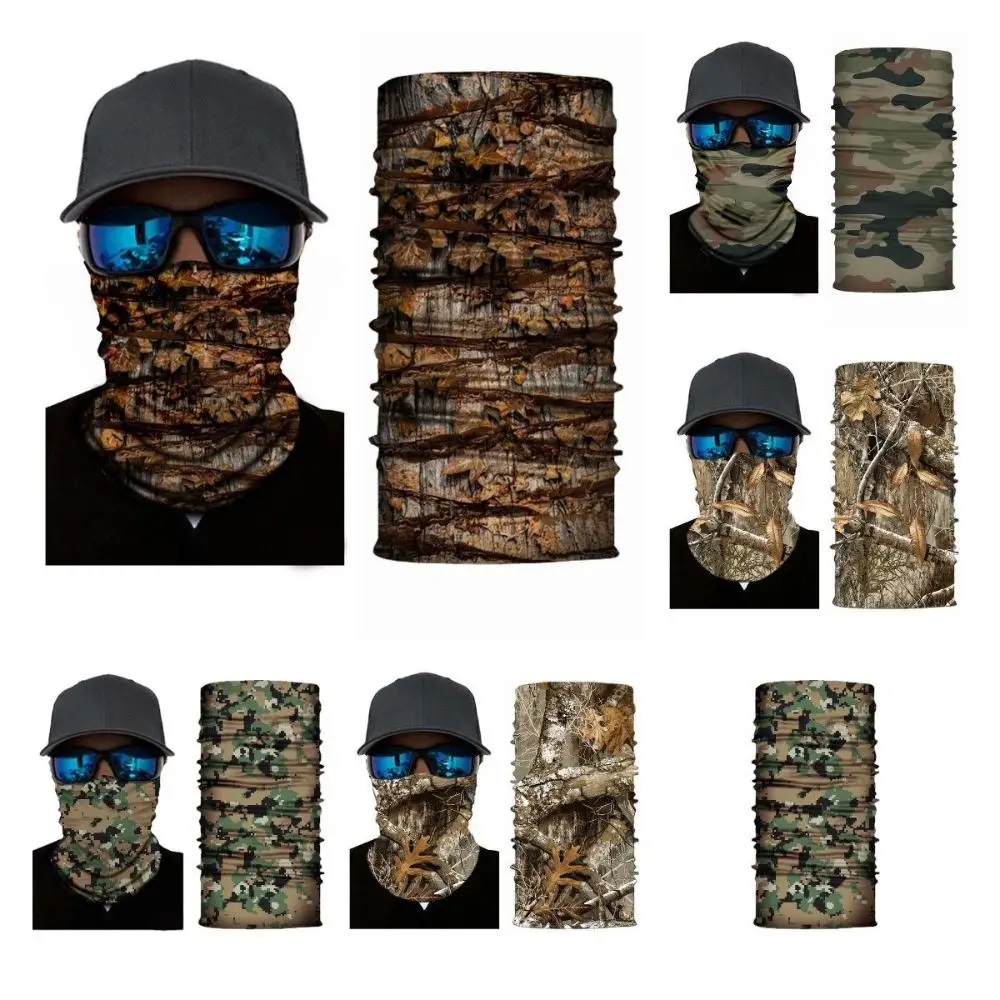 Tube Face Shield Couple Scarf Cycling Mask Cycling Hats Tree Branch Mask Cycling Bandana Mountaineering Mask Seamless Bandana