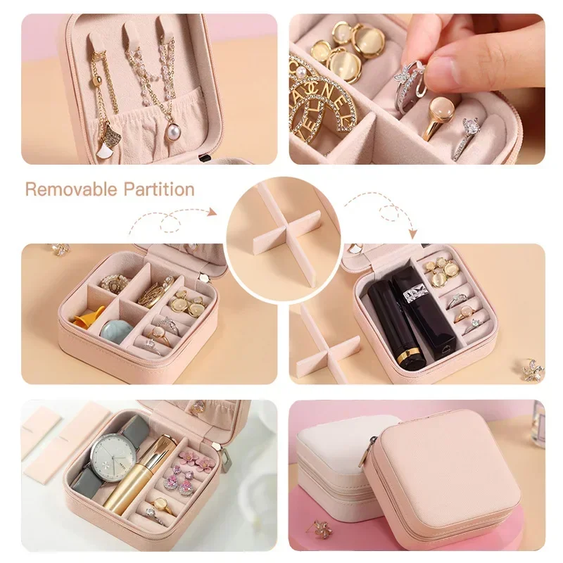 Jewelry Storage Bags Gift Boxes Gift Wrapping Organizer Multi-functional Jewelry Packaging Box with Gift Wrap Storage for Travel