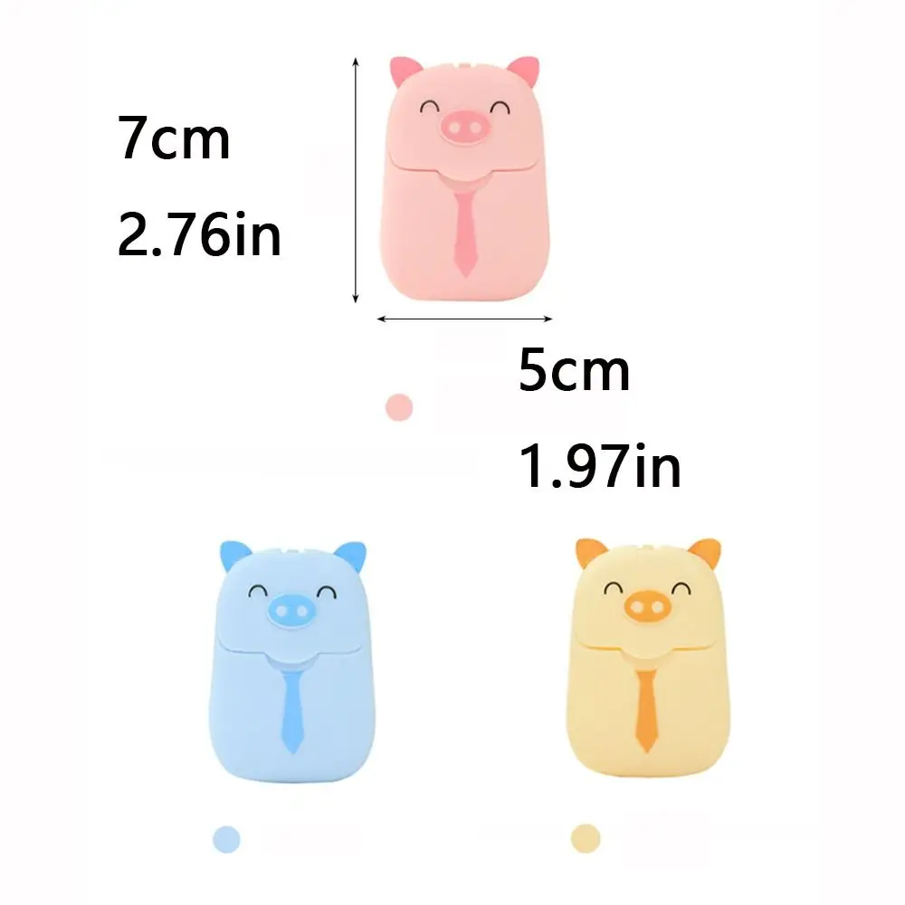 50Pcs/box Disposable Soap Paper for Traveling Soap Paper Washing Hand Mini Paper Soap Scented Slice Sheet Bath Cleaning Supplies