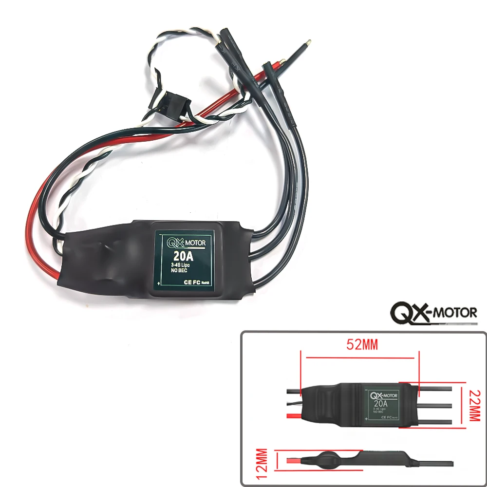 QX-MOTOR 30mm EDF with 14000kv 7000kv 6000kv 5000kv 4000KV Brushless Motor use 40A 20A ESC For Remote Controlled Toys Model Part 5