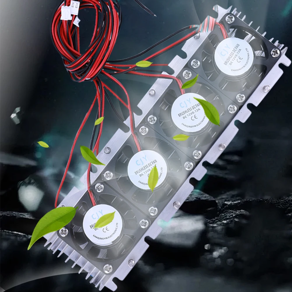 288W Thermoelectric Cooler DC 12V DIY Semiconductor Air Conditioner Cooling System Thermoelectric Peltier เครื่องทําความเย็น Cooler 1