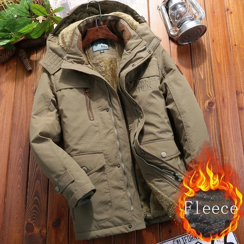 Winter-Parka-Men-Windbreaker-Fleece-Thick-Warm-Fur-Coats-Male-Retro ...