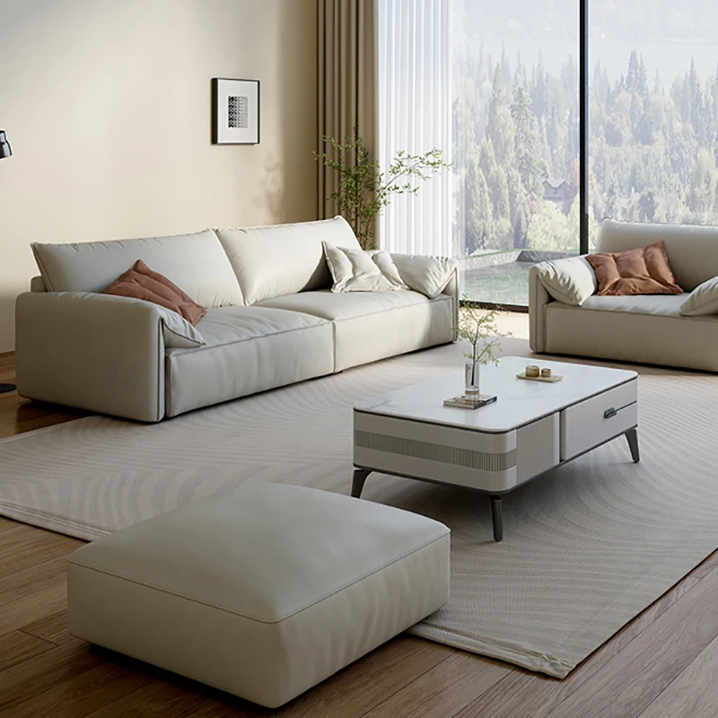 

Cloud Sleeper Air Sofa Corner Recliner Modular Floor Puffs Sofa Living Room Nordic Modern Cadeira Gamer Replica Furniture SQC