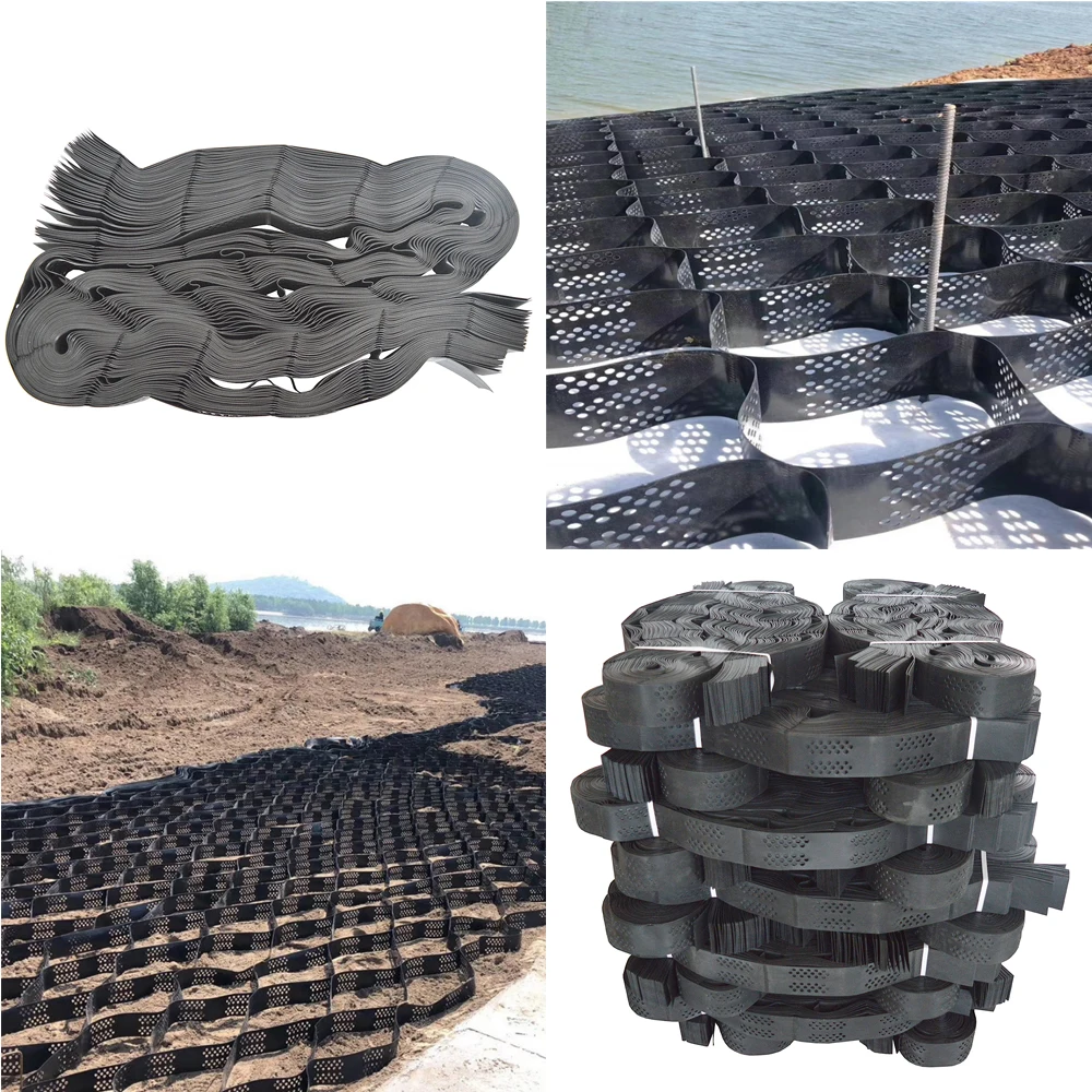 2.5m*4m*0.05m HDPE Honeycomb Geocell Permeable Pavers Ground Grid High Strength