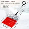 Horticultural Outdoor Snow Removal Plastic Grain Storage Shovel Removable Snow Pushing Manual Shovel Agricultural Tools 2