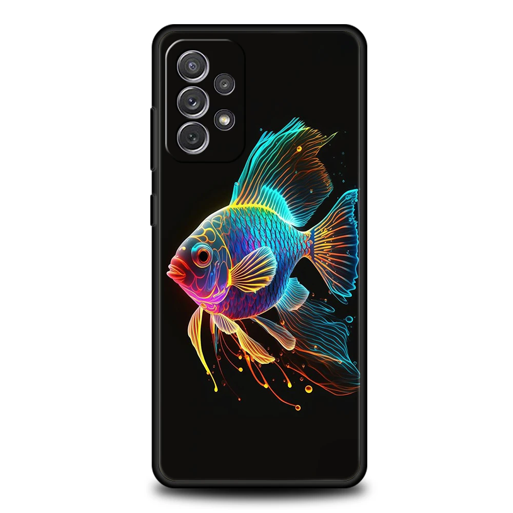 Adorable Fish Design Soft Shell Phone Case