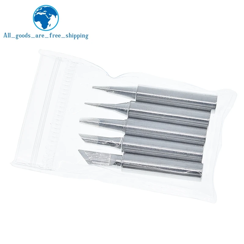 5Pcs I+B+K+2.4D+3C Soldering Iron Pure 900M Soldering Iron Head Set Inside Hot Bare Copper Electric Soldering Iron Tip
