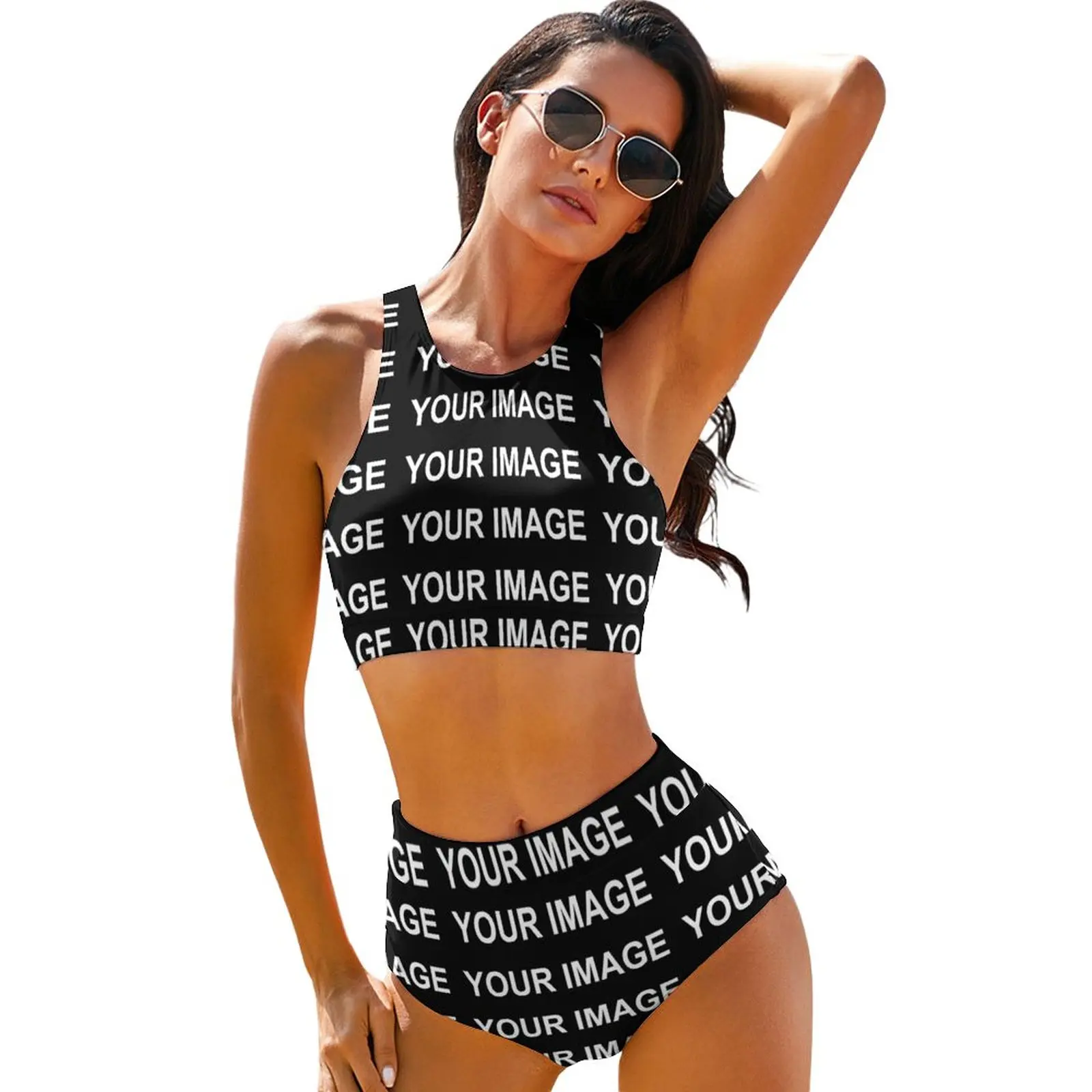 

Your Image Customized Bikini Swimsuit Custom Made Design Swimwear Sexy Modern Bikinis Set Bathing Suit Print Beach Outfits Gift