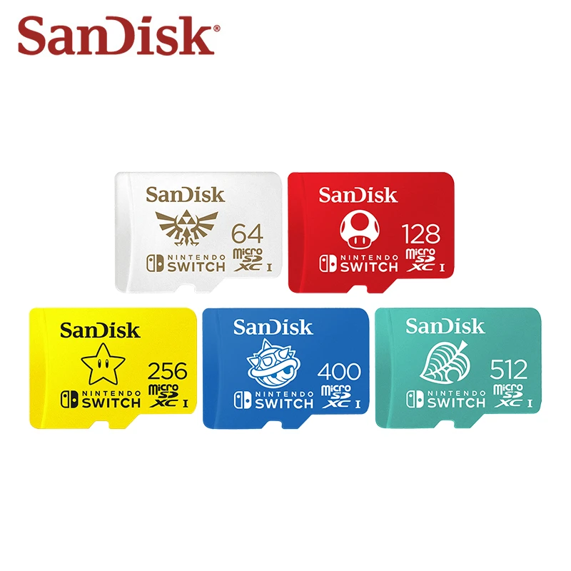 otro Todopoderoso ropa interior SanDisk tarjeta de memoria microSDXC para Nintendo Switch, 64GB, 128GB,  256GB, 400GB, 512GB, tarjeta TF de hasta 100 MB/s|micro sd card class10|card  class10micro sd card - AliExpress